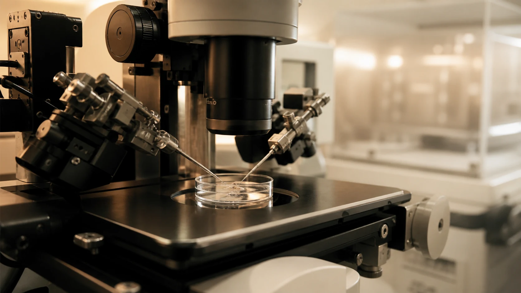 Micromanipulador utilizado no assisted hatching
